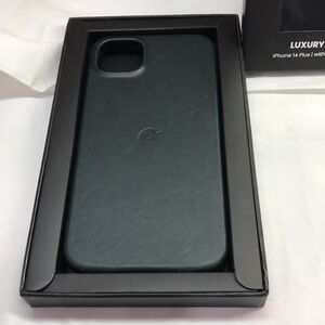 Bullstrap iPhone 14 Plus Portfolio Leather Case Ocean